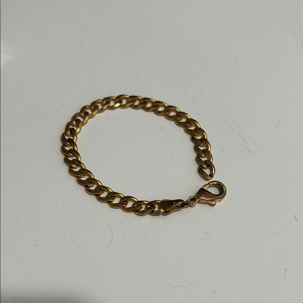vintage Gold Chain Bracelet